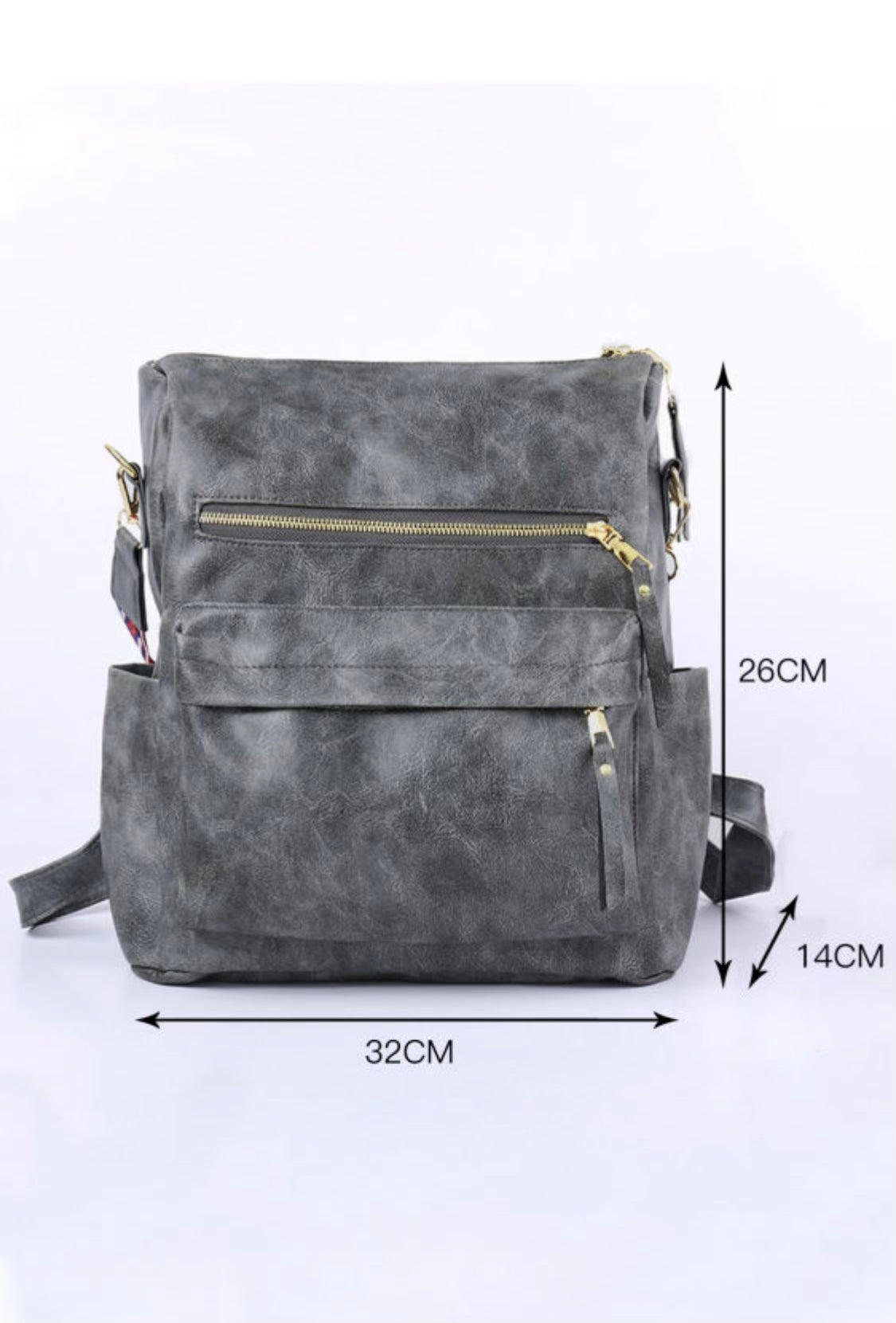 gray backpack